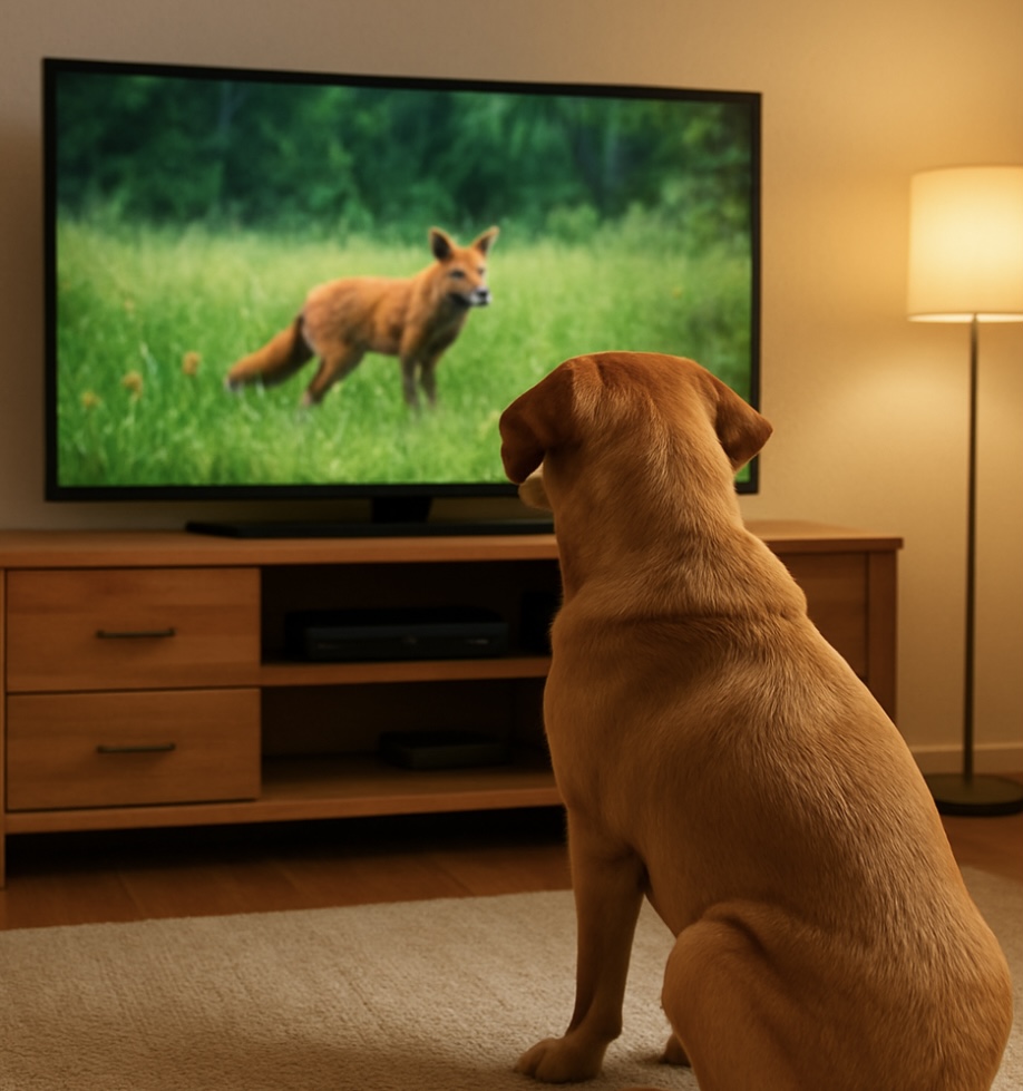 Tierforschung: Was Hunde vor dem Fernseher erleben – aktuelle Erkenntnisse Immer mehr Hundebesitzer fragen sich, ob Fernsehen für Hunde sinnvoll ist – oder reine Beschäftigungstherapie des Menschen. Während in den USA „Hundefernsehen“ Tierforschung: Was Hunde vor dem Fernseher erleben – aktuelle Erkenntnisse Immer mehr Hundebesitzer fragen sich, ob Fernsehen für Hunde sinnvoll ist – oder reine Beschäftigungstherapie des Menschen. Während in den USA „Hundefernsehen“