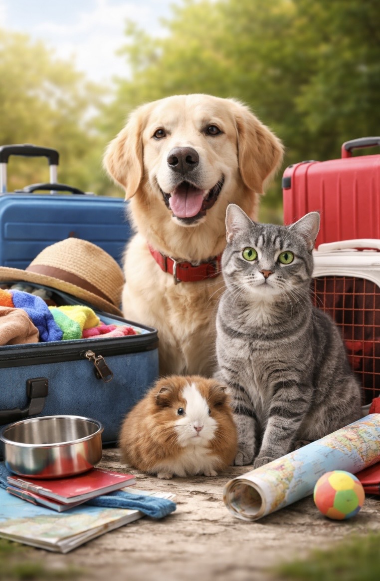 Tipps und Tricks: Wenn Haustiere reisen Wichtige Hinweise vom Tierarzt in Stuttgart Ob Hund, Katze oder Meerschweinchen – wenn Haustiere mit auf Reisen gehen sollen, ist eine gute Vorbereitung unerlässlich. Tipps und Tricks: Wenn Haustiere reisen Wichtige Hinweise vom Tierarzt in Stuttgart Ob Hund, Katze oder Meerschweinchen – wenn Haustiere mit auf Reisen gehen sollen, ist eine gute Vorbereitung unerlässlich.