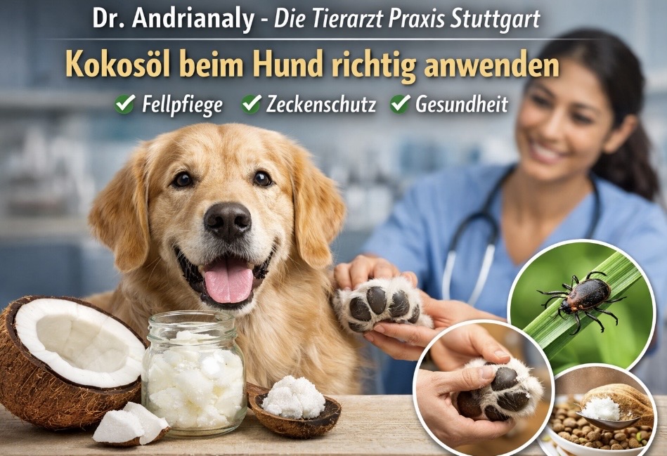 đŸ Dr. Andrianaly â Die Tierarzt Praxis Stuttgart: Kokosöl beim Hund richtig anwenden: Fellpflege, Schutz & Gesundheit Kokosöl ist lĂ€ngst mehr als nur ein KĂŒchenprodukt â auch in der Tiermedizin gewinnt es zunehmend an Bedeutung. Dr. Andrianaly â Die Tierarzt Praxis Stuttgart erklĂ€rt, wie Sie Kokosöl beim Hund richtig anwenden, welche Vorteile es bietet und wann Vorsicht geboten ist. đŸ Dr. Andrianaly â Die Tierarzt Praxis Stuttgart: Kokosöl beim Hund richtig anwenden: Fellpflege, Schutz & Gesundheit Kokosöl ist lĂ€ngst mehr als nur ein KĂŒchenprodukt â auch in der Tiermedizin gewinnt es zunehmend an Bedeutung. Dr. Andrianaly â Die Tierarzt Praxis Stuttgart erklĂ€rt, wie Sie Kokosöl beim Hund richtig anwenden, welche Vorteile es bietet und wann Vorsicht geboten ist.